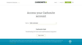 Carbonite Login | Carbonite