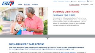 Personal Credit Cards – Bank7