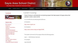 Career Cruising | Sayre School District