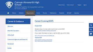 Career & Guidance / Career Cruising (EDP)