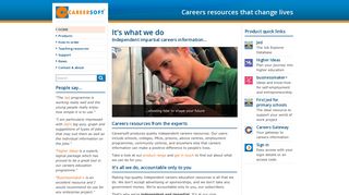 Careersoft - Careers software resources for education and guidance
