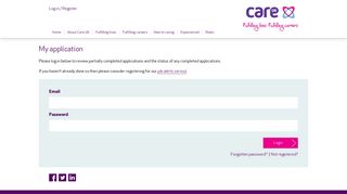 Log in / Register - Care UK: Vacancies