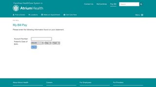 Carolinas HealthCare System - Pay Bill - Atrium Health