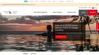 Qantas Travel Money: Card | Prepaid MasterCard