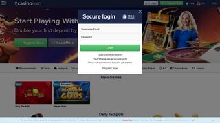 Our Login Page | CasinoEuro