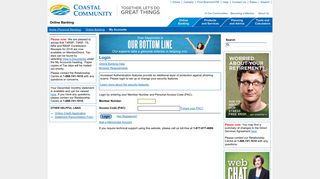Coastal Community Credit Union - My Accounts