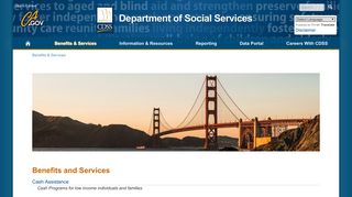 Benefits & Services - CA.gov