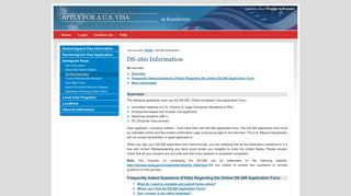Apply for a U.S. Visa | DS-260 Information - Kazakhstan (English)