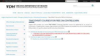 Take EMSAT Courses for FREE on CentreLearn – Emergency Medical ...