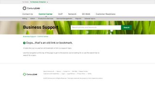 Logging in as a MyAccount business user - CenturyLink