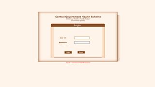 Central Government Health Scheme - CGHS