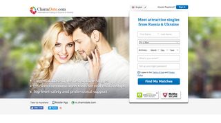 Charmdate.com: Best Dating Site for Singles Meeting Russian Girls ...