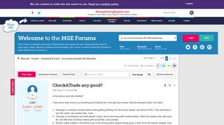 CheckATrade any good? - MoneySavingExpert.com Forums