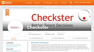 96 Customer Reviews & Customer References of Checkster ...