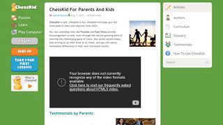 ChessKid For Parents And Kids - ChessKid.com
