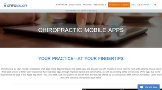 Chiropractic EHR Software on iPad & Mobile ... - ChiroTouch