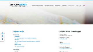 Sitemap - Chrome River