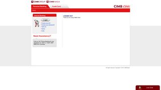 Welcome to CIMB Clicks Internet Banking