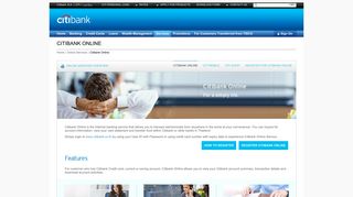 Citi Online Banking Services – Citibank Thailand
