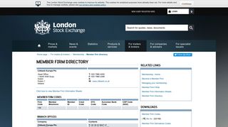 Citibank Europe Plc - Member firm directory - London Stock Exchange