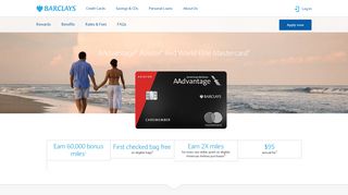 AAdvantage® Aviator® Red World Elite Mastercard® | Barclays US