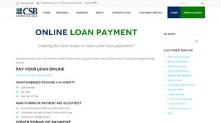 Online Loan Payment | Citizens State Bank
