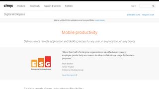 Remote Application and Desktop Access - Citrix