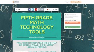 Fifth Grade Math Technology Tools | Smore Newsletters