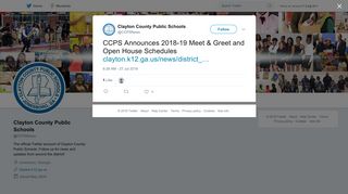 Clayton County Public Schools on Twitter: 