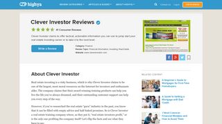 Clever Investor Reviews - Is it a Scam or Legit? - HighYa