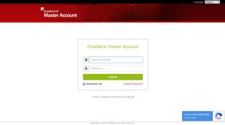 ClickBank Master Account || Login