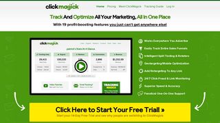 ClickMagick - Track And Optimize All Your Marketing, All In One Place