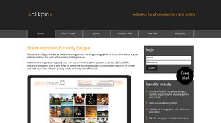 Clikpic: Great websites for only £40pa
