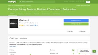 Clockspot Pricing, Features, Reviews & Comparison of Alternatives ...