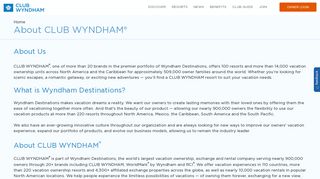 About CLUB WYNDHAM