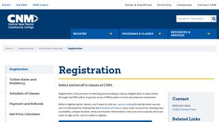 Registration | CNM