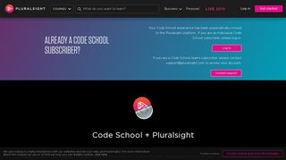 Pluralsight + Code School