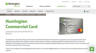 Commercial Card: Commercial Business Credit Card | Huntington