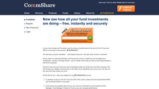 Now see how all your fund investments are doing – free ... - CommShare