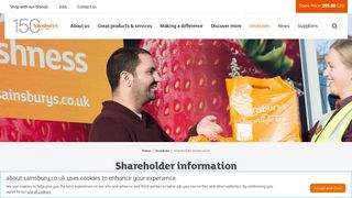Shareholder information – Sainsbury's