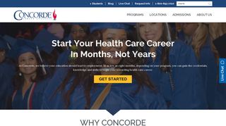 Concorde Career College: Start Your Health Care Career in Months ...