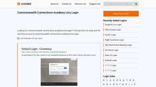 Commonwealth Connections Academy Lms Login