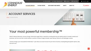 Account Services | Electric Service Information ... - Connexus Energy