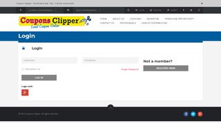 Login – Coupons Clipper