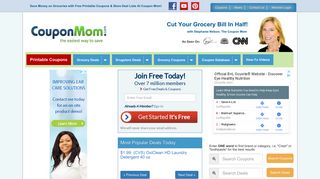 Coupon Mom: Free Coupons - Printable Coupons, Grocery Coupons ...