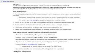 craigslist | about | help | phishing