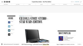 Crayola Story Studio -- Star Wars Edition | WIRED