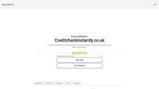 www.Creditcheckinstantly.co.uk - Get Instant Access to Your FREE ...