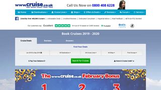 Cruises 2019-2020 | Cruise Deals & Reviews | www.CRUISE.co.uk