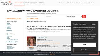 Travel agents who work with Crystal Cruises | Travel Leaders